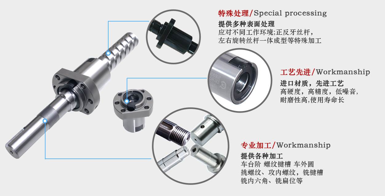 滚珠丝杠优势特点